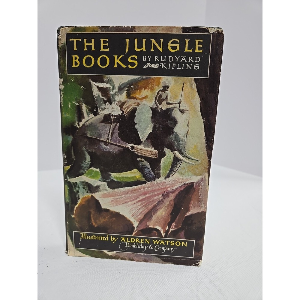 The  Jungle  Book  1948  by  Rudyard  Kipling  Vol. 2  Illus. Doubleday   HCDJ